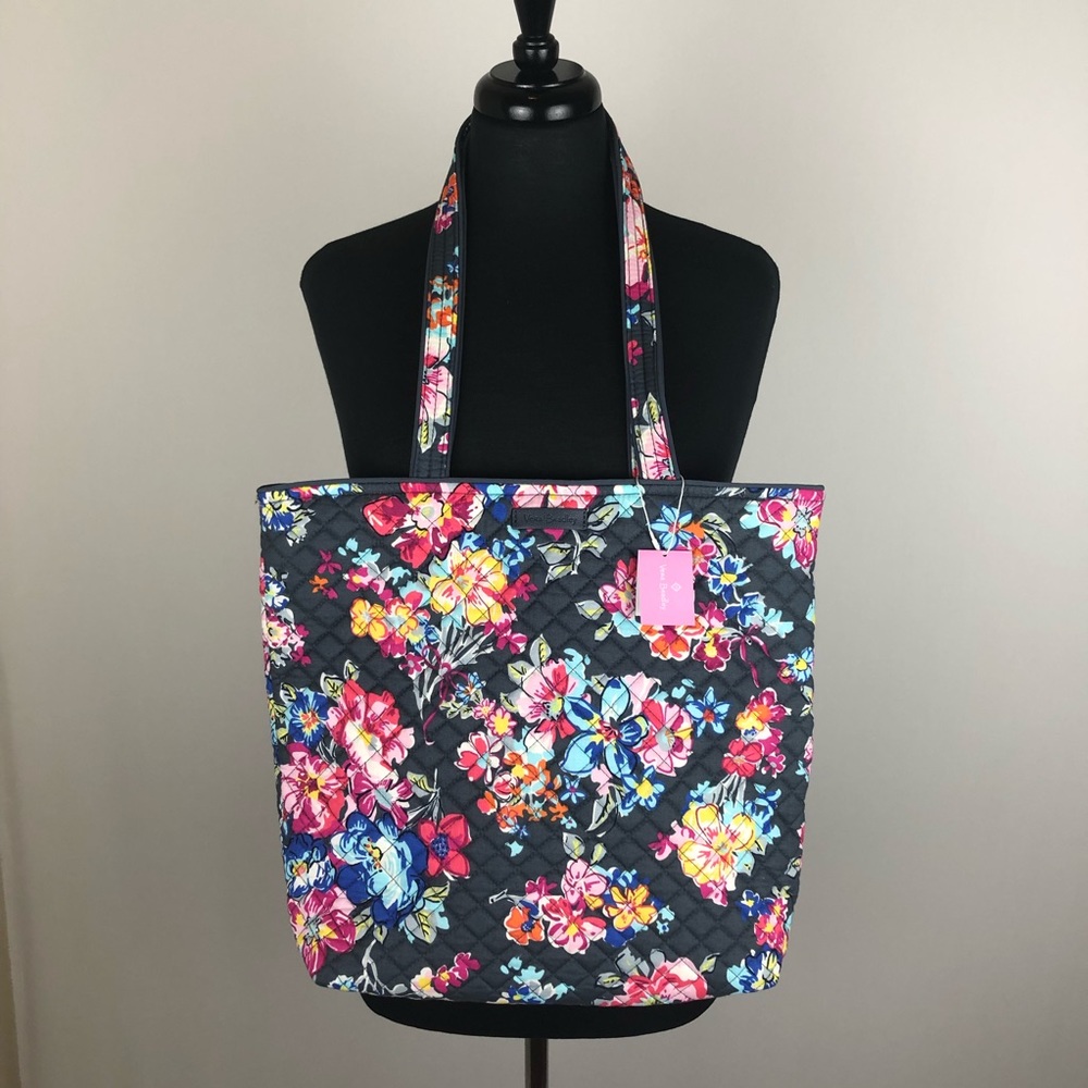 Vera Bradley Iconic Tote (Pretty Posies Pattern)